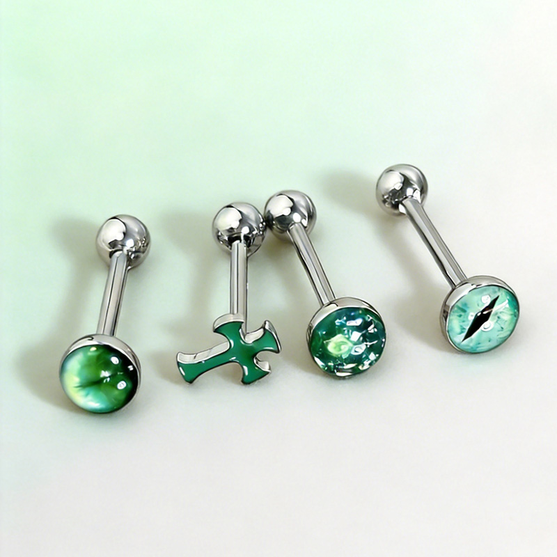 Body Jewelry High Quality - 1 szt. Wysokiej Jakości Modny Zielony