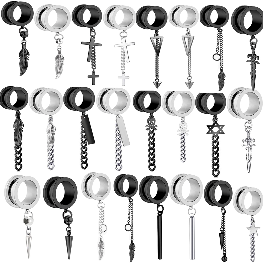 Body Jewelry Ear Gauges - 1 para zatyczki do uszu i
