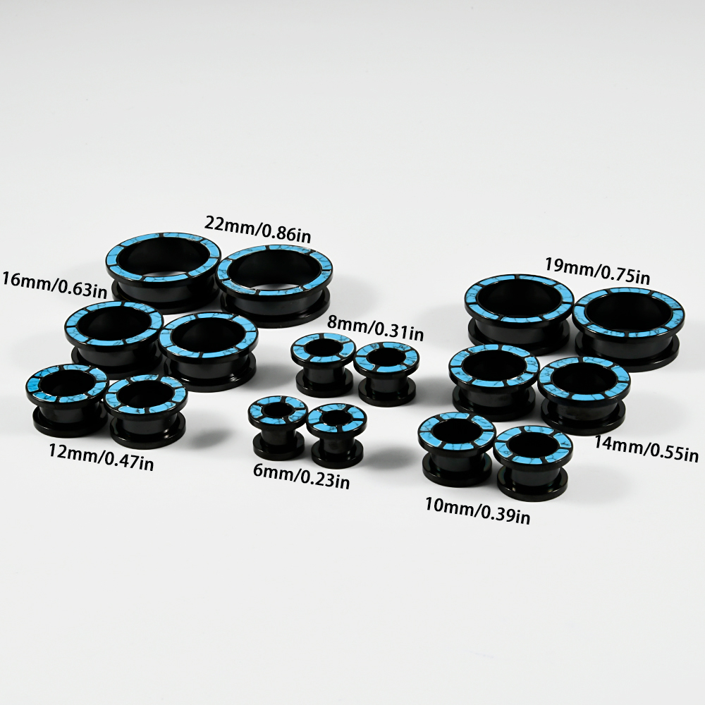 Para dwukolorowych śrubowych w – Body Jewelry Ear Plugs recenzja i cena