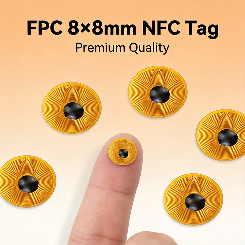 Okrągły tag NFC FPC 8 mm NTAG2 – Body Jewelry Websites recenzja i cena