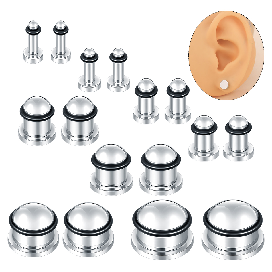 1 para tunel do ucha ze stali  – Body Jewelry Ear Plugs recenzja i cena