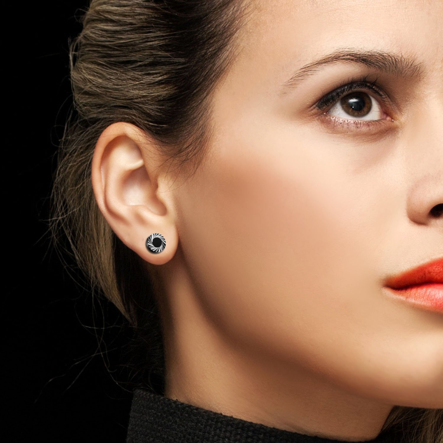 2 sztuk/6 sztuk czarne stal ni – Body Jewelry Ear Plugs recenzja i cena