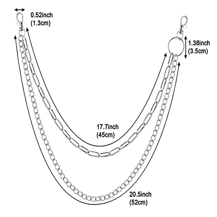 Podwójny Metalowy Łańcuch do S – Body Jewelry High Quality recenzja i cena