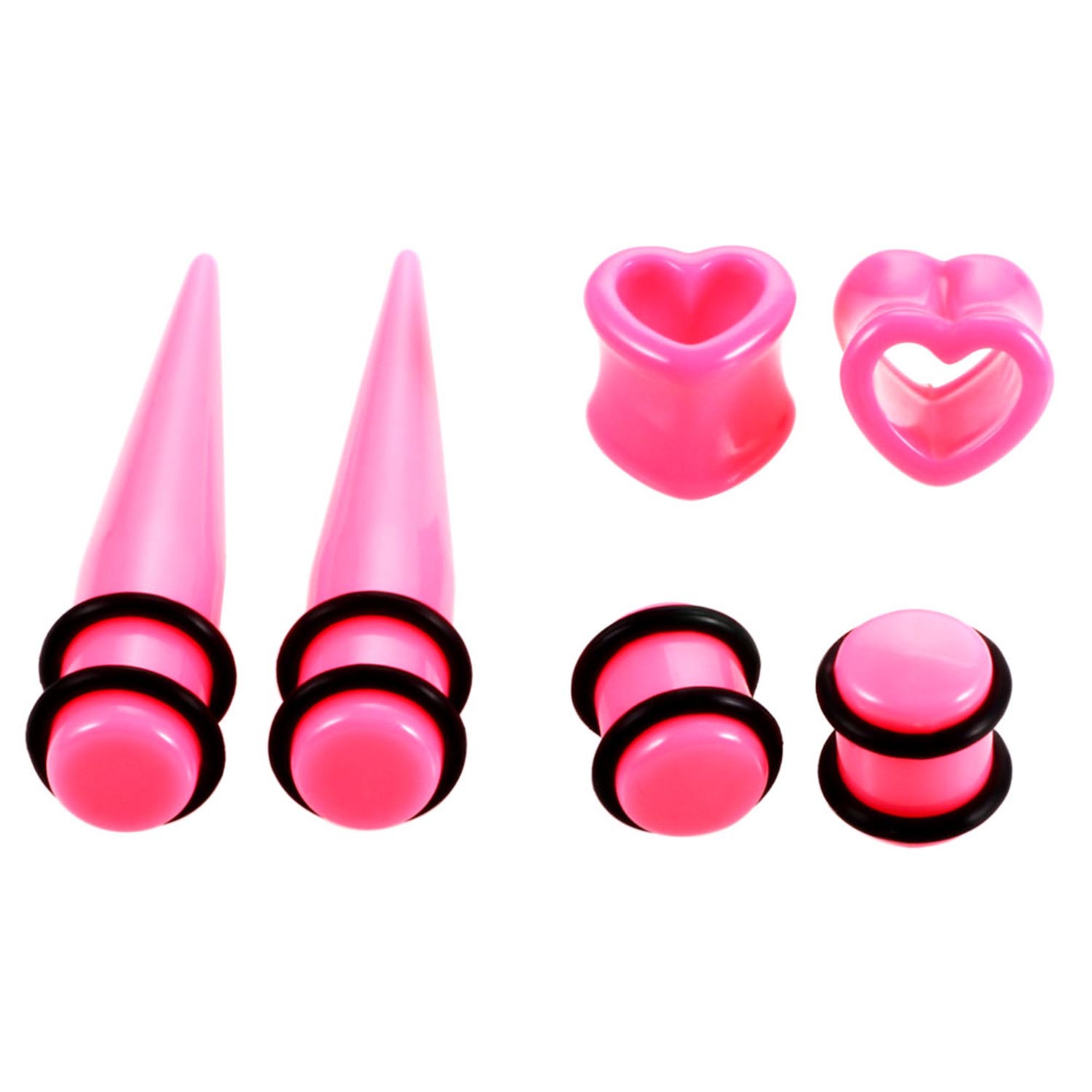 36-54 szt. 14G-00G Akrylowe Ko – Body Jewelry Ear Gauges recenzja i cena