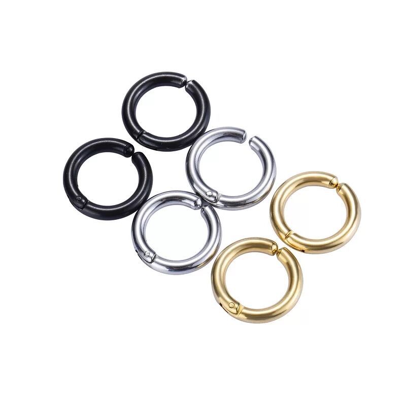 2/6 sztuk fałszywe kolczyki Hu – Body Jewelry Hoops recenzja i cena
