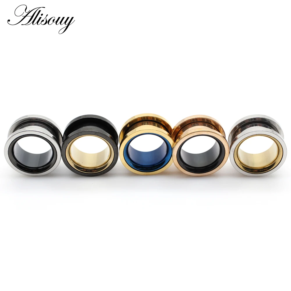 Alisouy 2 sztuki 6-30mm Stal N – Body Jewelry Ear Plugs recenzja i cena