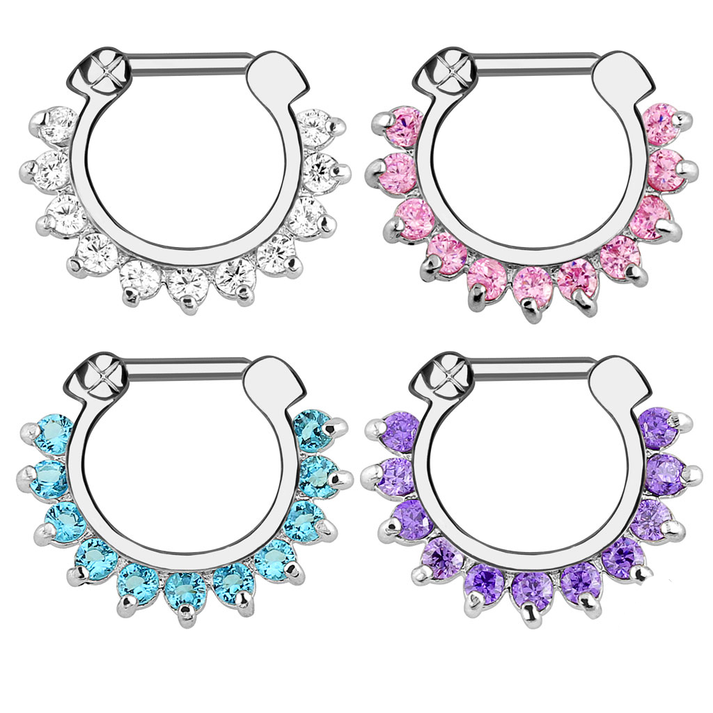 1 szt. Klipsowy pierścień na p – Body Jewelry Hoops recenzja i cena