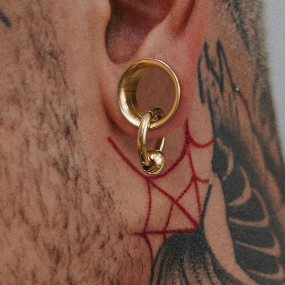 2 szt./zestaw Stal Nierdzewna  – Body Jewelry Ear Gauges recenzja i cena