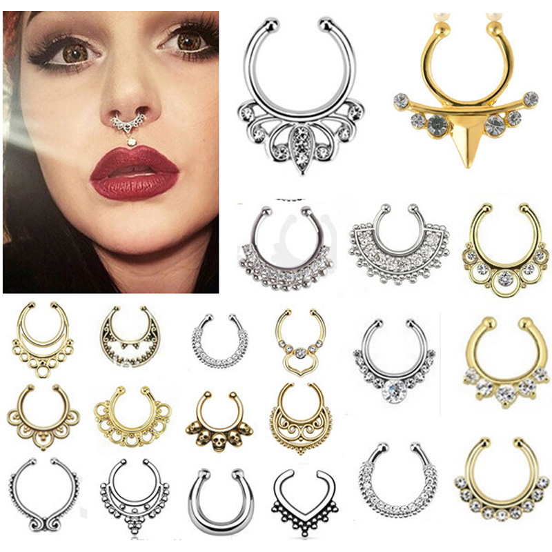 Indyjski kryształowy Snag w no – Body Jewelry Hoops recenzja i cena