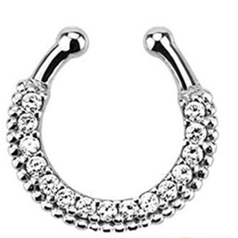 Indyjski kryształowy Snag w no – Body Jewelry Hoops recenzja i cena