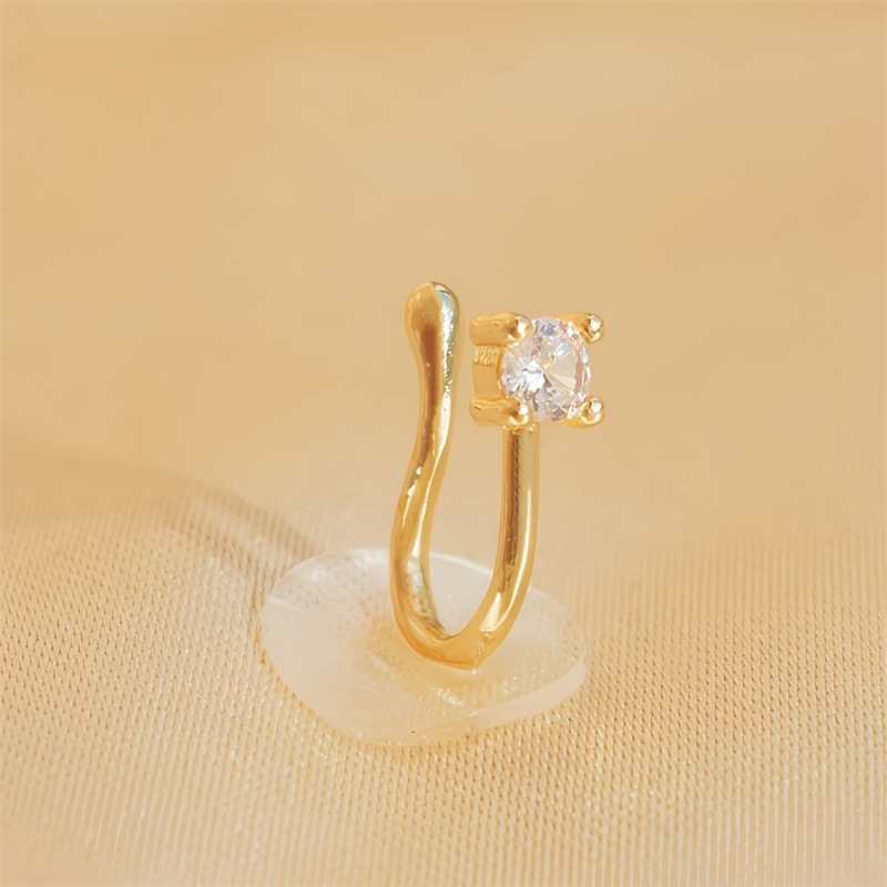 Okrągły pierścień na nos z cyr – Body Jewelry Hoops recenzja i cena