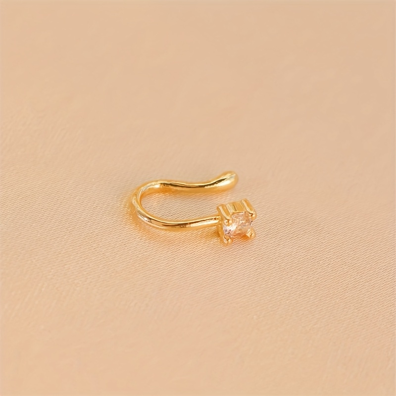 Okrągły pierścień na nos z cyr – Body Jewelry Hoops recenzja i cena