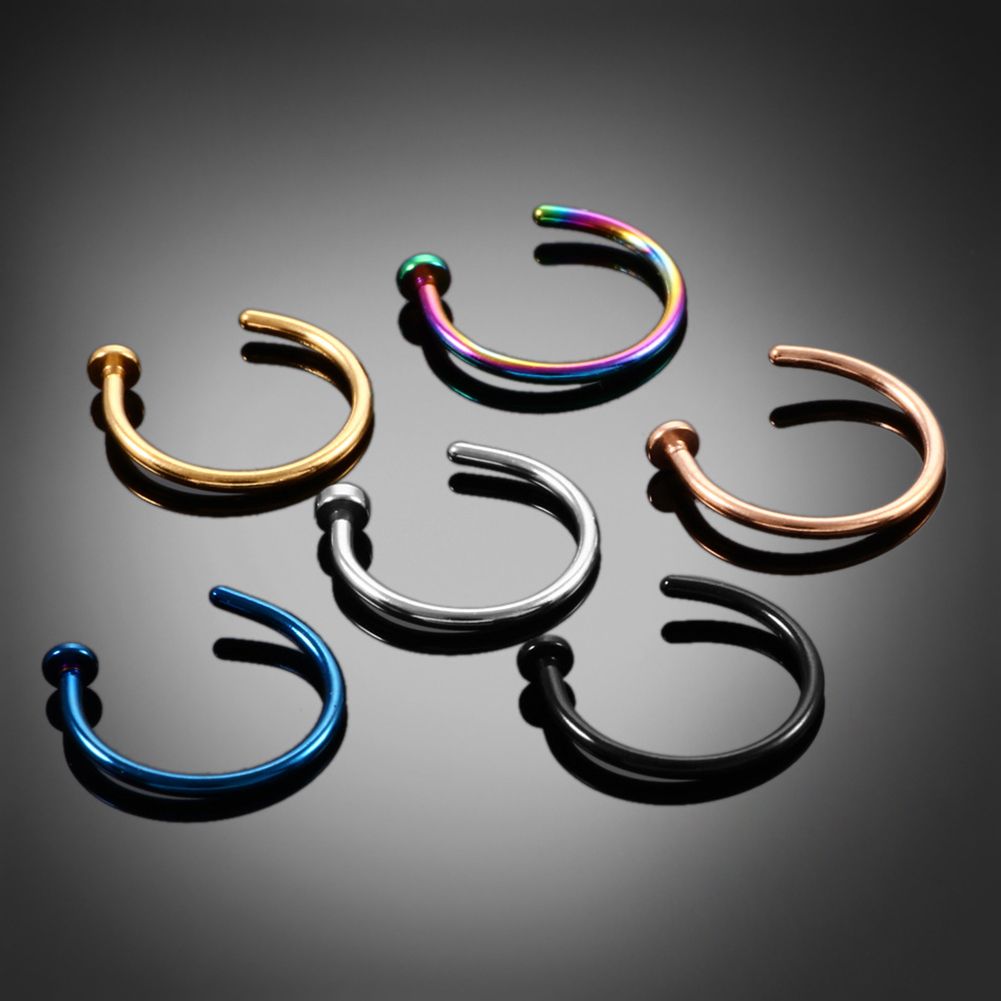 10 szt. cienkich kolczyków w k – Body Jewelry Hoops recenzja i cena