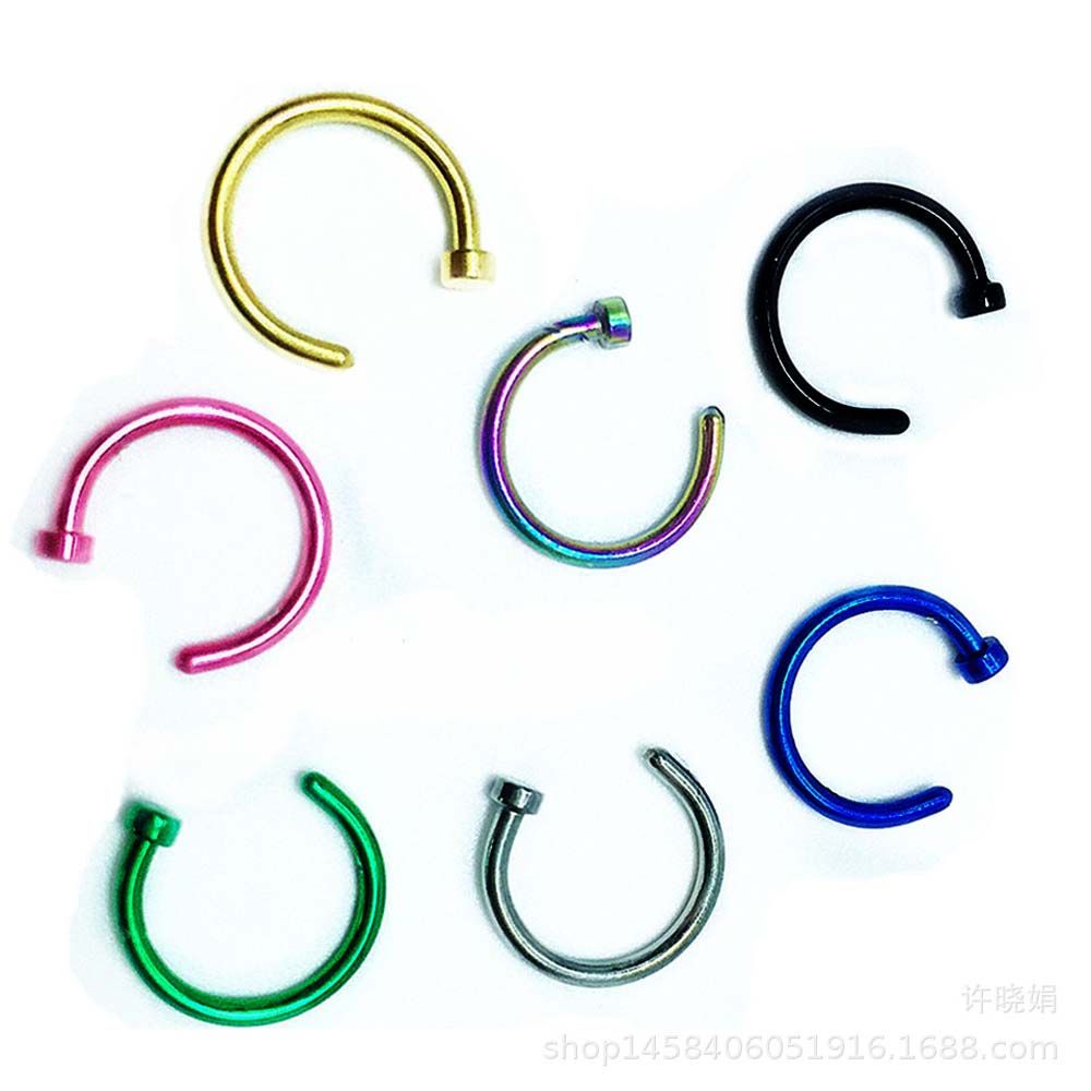 10 szt. cienkich kolczyków w k – Body Jewelry Hoops recenzja i cena