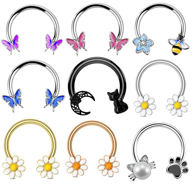 Kolczyk do przegrody nosowej 1 – Body Jewelry Hoops recenzja i cena