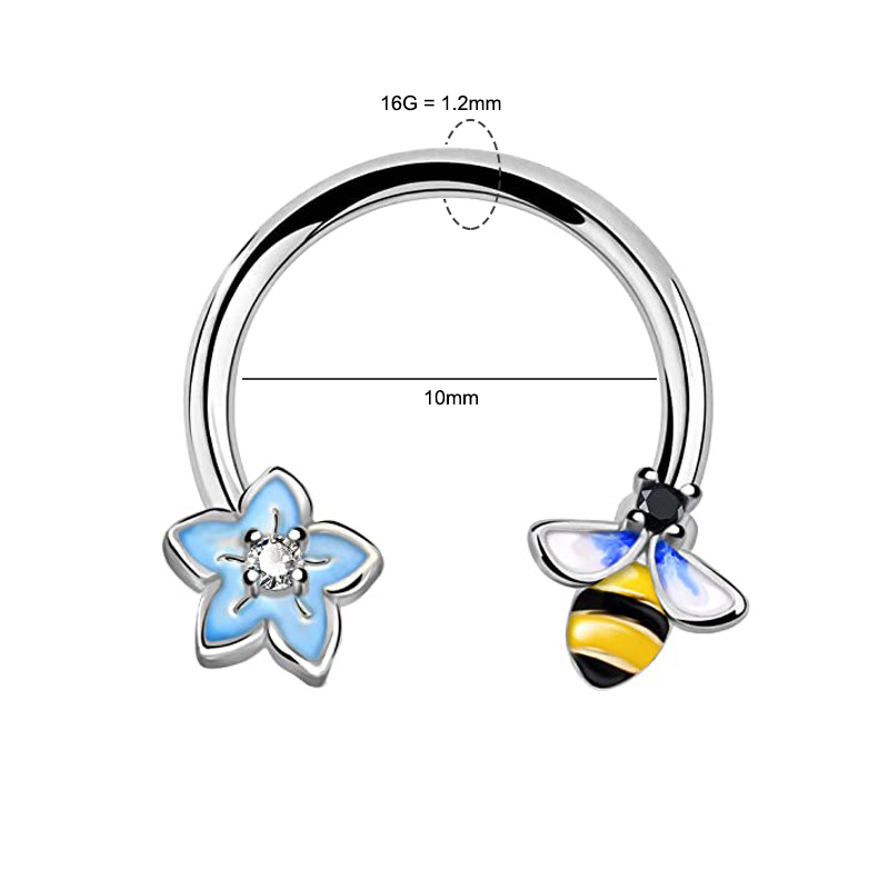 Kolczyk do przegrody nosowej 1 – Body Jewelry Hoops recenzja i cena