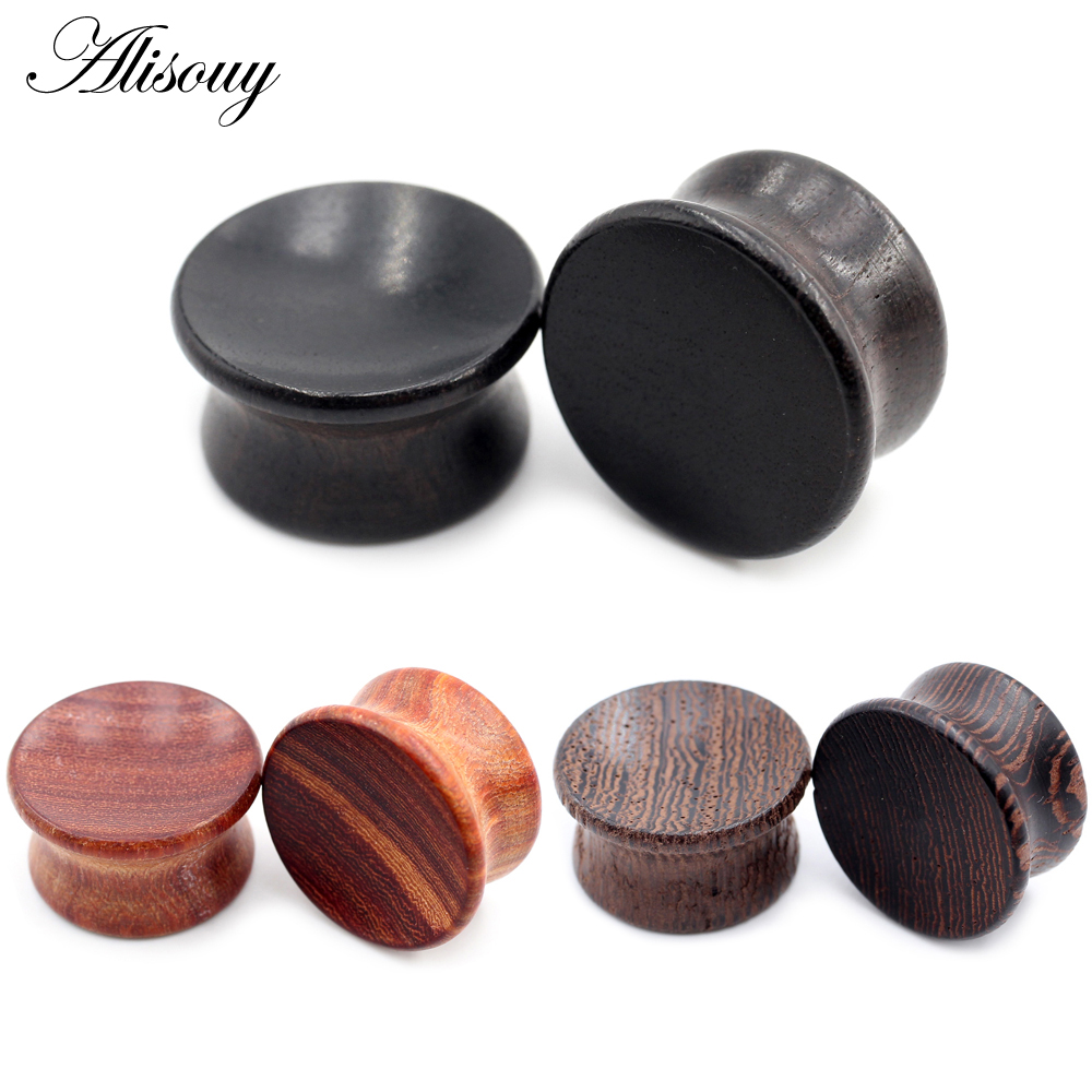 Alisouy 2 szt. 6mm-20mm Wklęsł – Body Jewelry Ear Plugs recenzja i cena