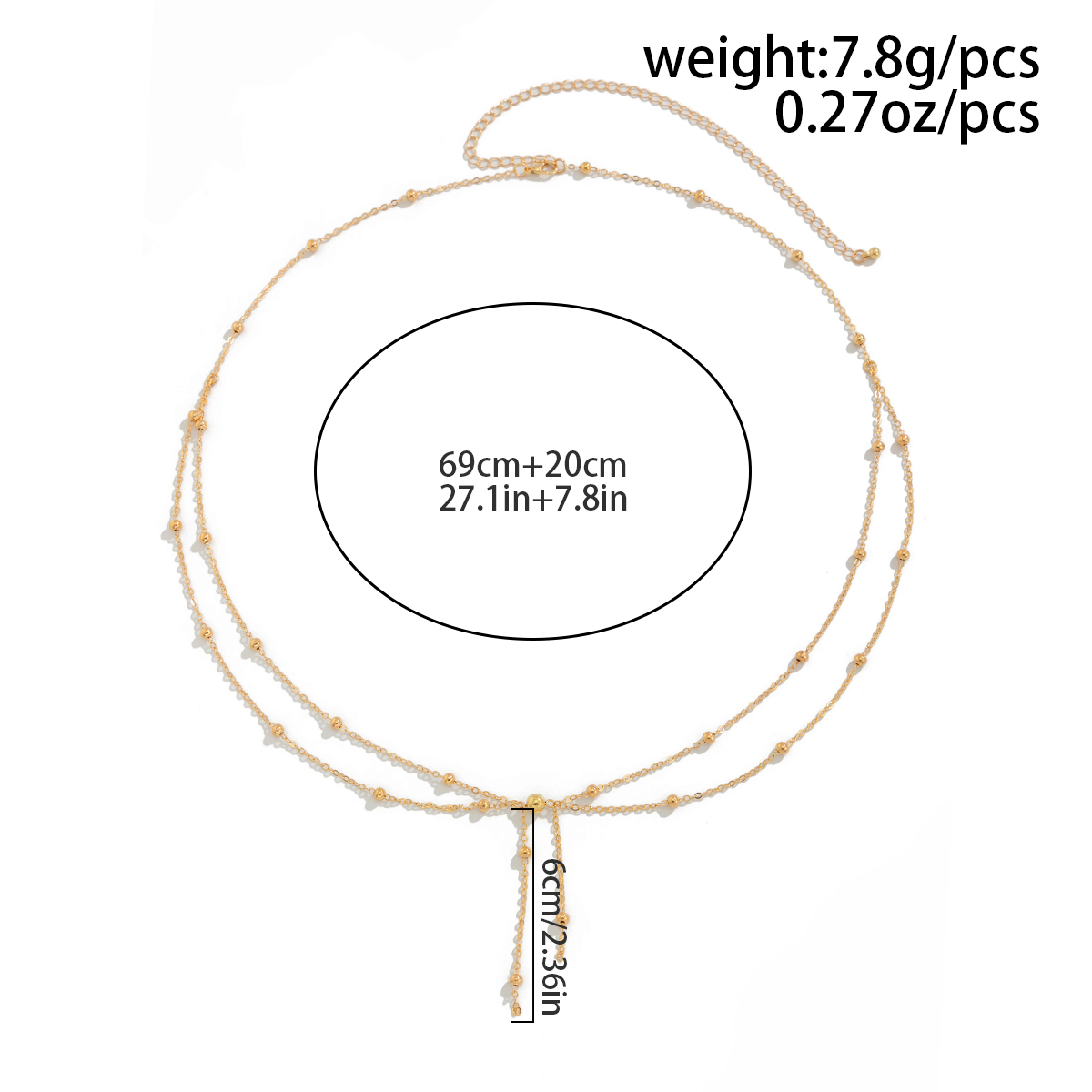 KunJoe Wielowarstwowy złoty ci – Body Jewelry By The Chain Gang recenzja i cena