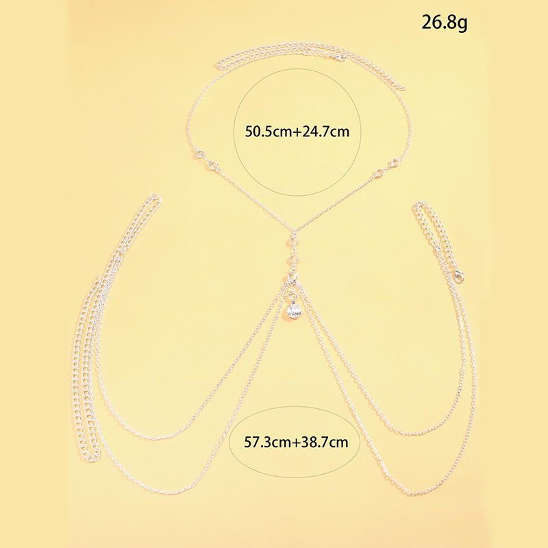 Damski srebrny łańcuszek na ci – Body Jewelry By The Chain Gang recenzja i cena