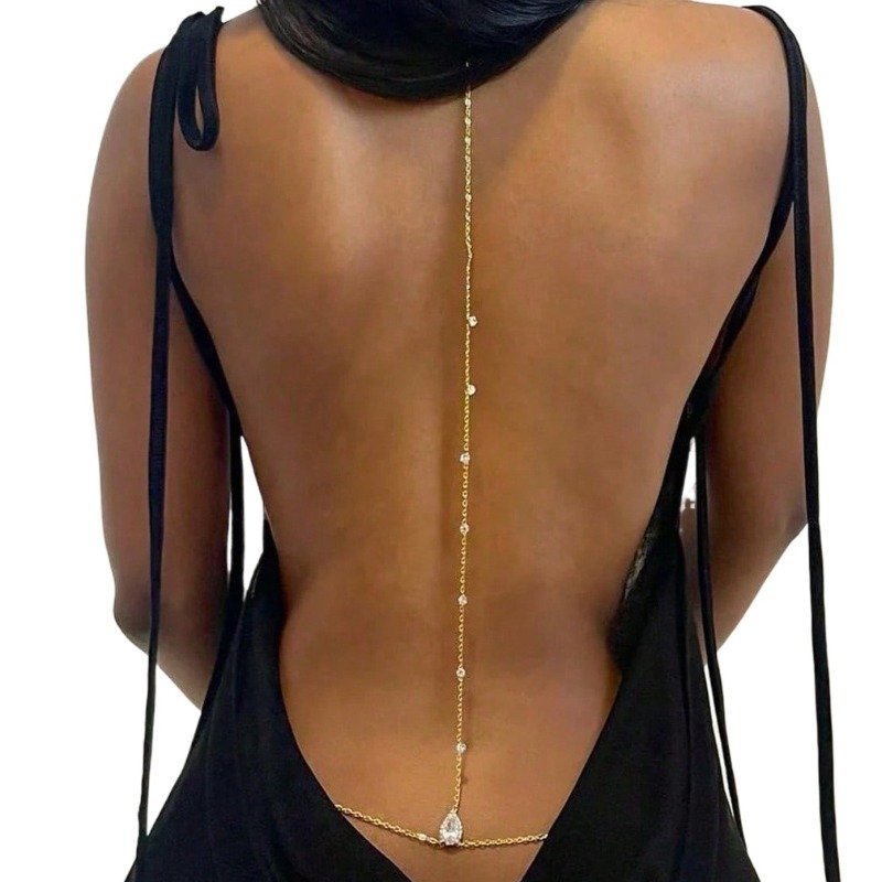 Panna młoda Backless Rhineston – Body Jewelry By The Chain Gang recenzja i cena