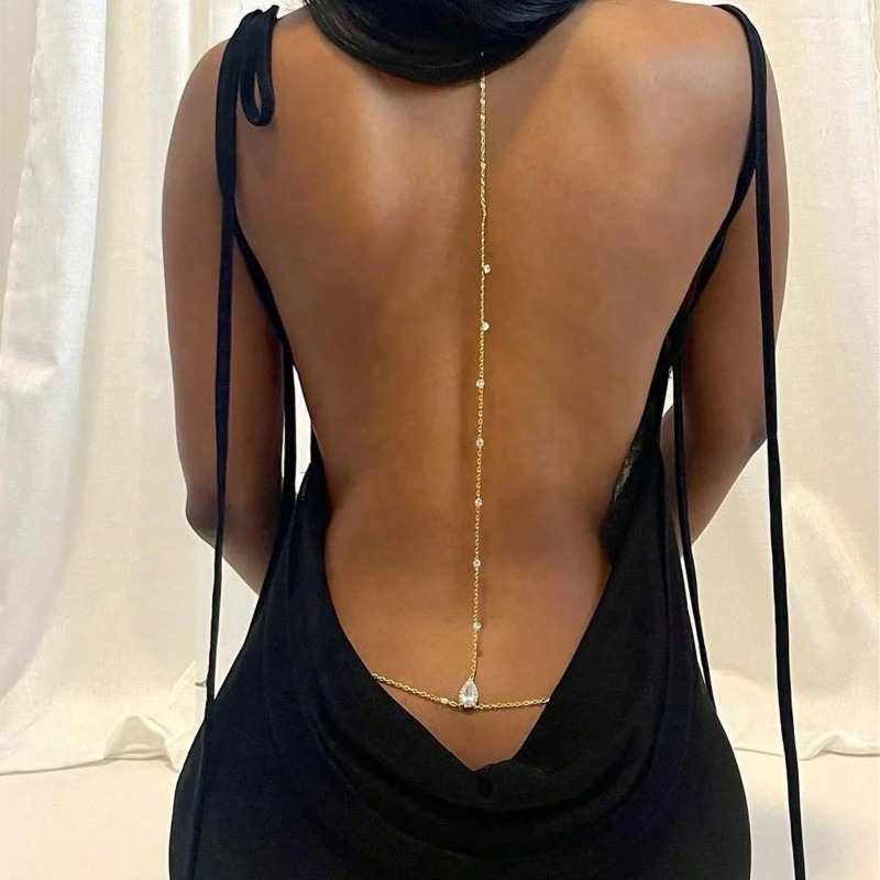 Panna młoda Backless Rhineston – Body Jewelry By The Chain Gang recenzja i cena