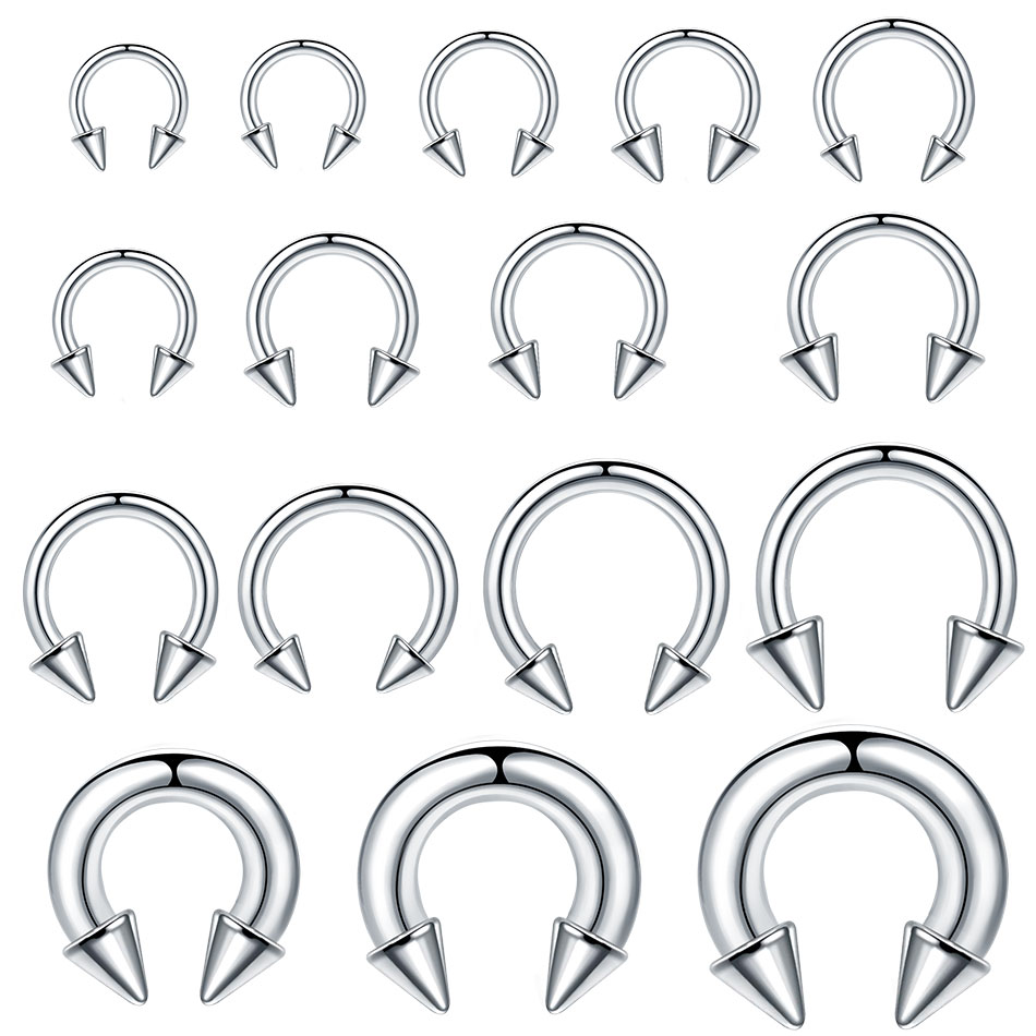 1 szt. Pierścień podkowy ze st – Body Jewelry Ear Gauges recenzja i cena